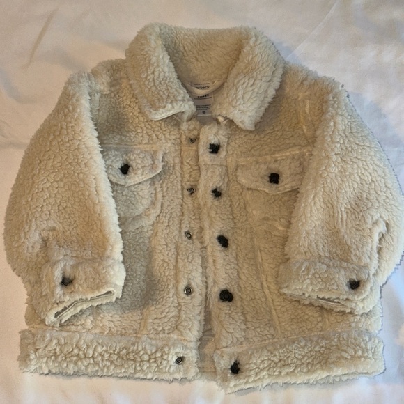 Carter's Cream Sherpa Jacket - Picture 3 of 9